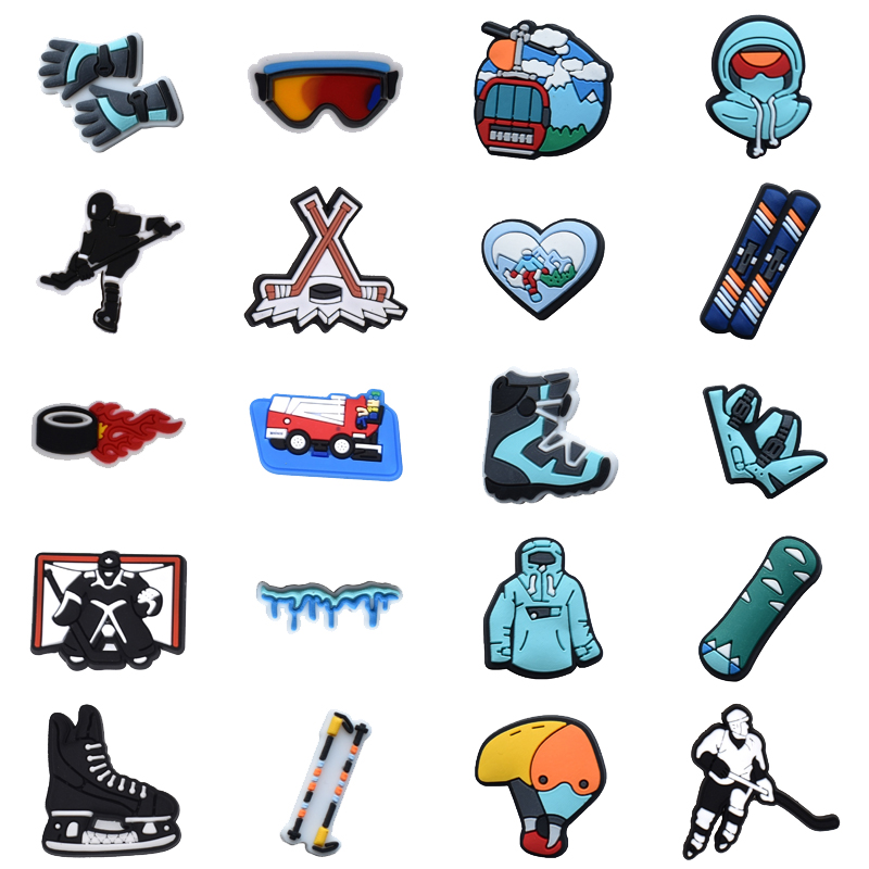 Ice Hockey Shoe Charms for Cro - Men Shoes Jeans ulasan dan harga