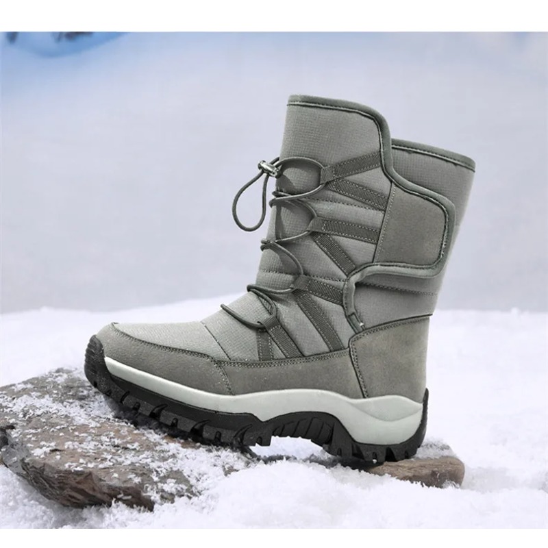 Men's Warm Plush Couple Snow B - Hiking Boot Waterproof ulasan dan harga