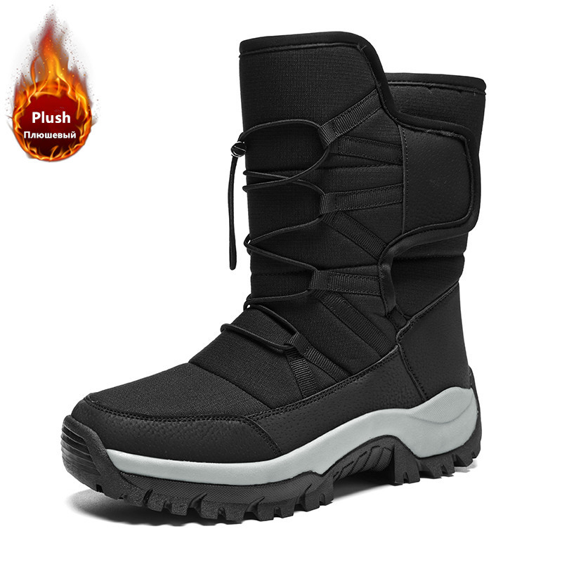 Men's Warm Plush Couple Snow B - Hiking Boot Waterproof ulasan dan harga