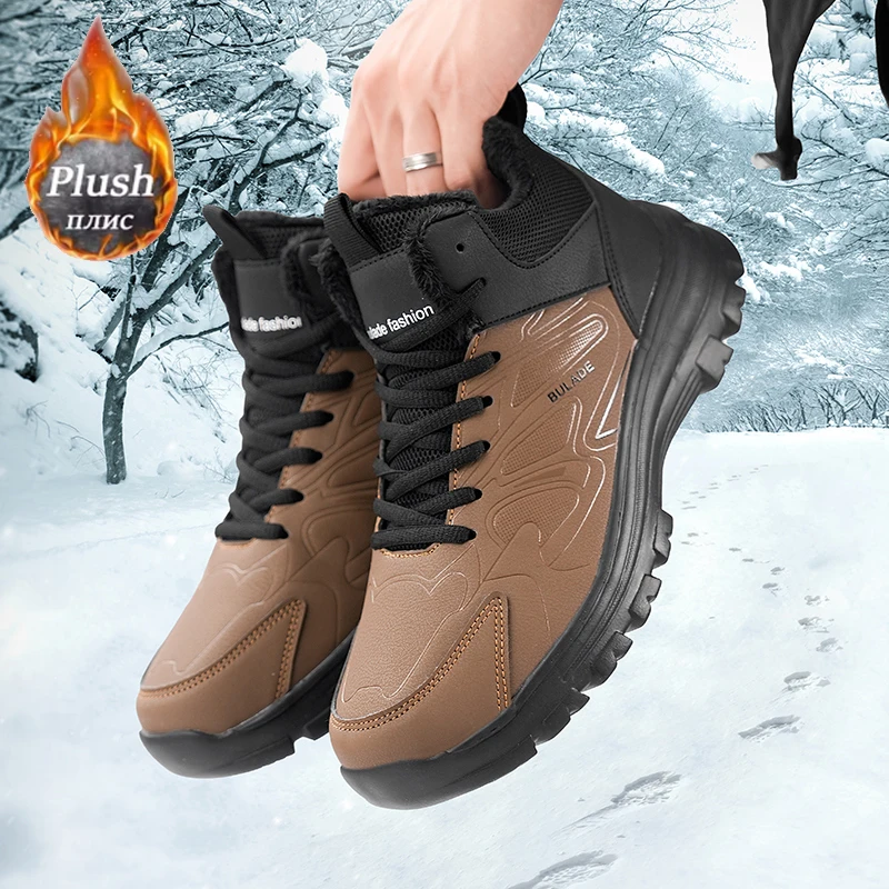 ELUVA Men Snow Boots Waterproo - Hiking Boot Waterproof ulasan dan harga