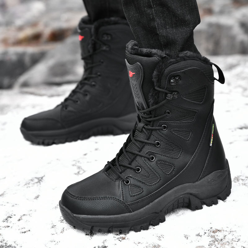 New Men Tactical Boots Waterpr - Hiking Boot Waterproof ulasan dan harga