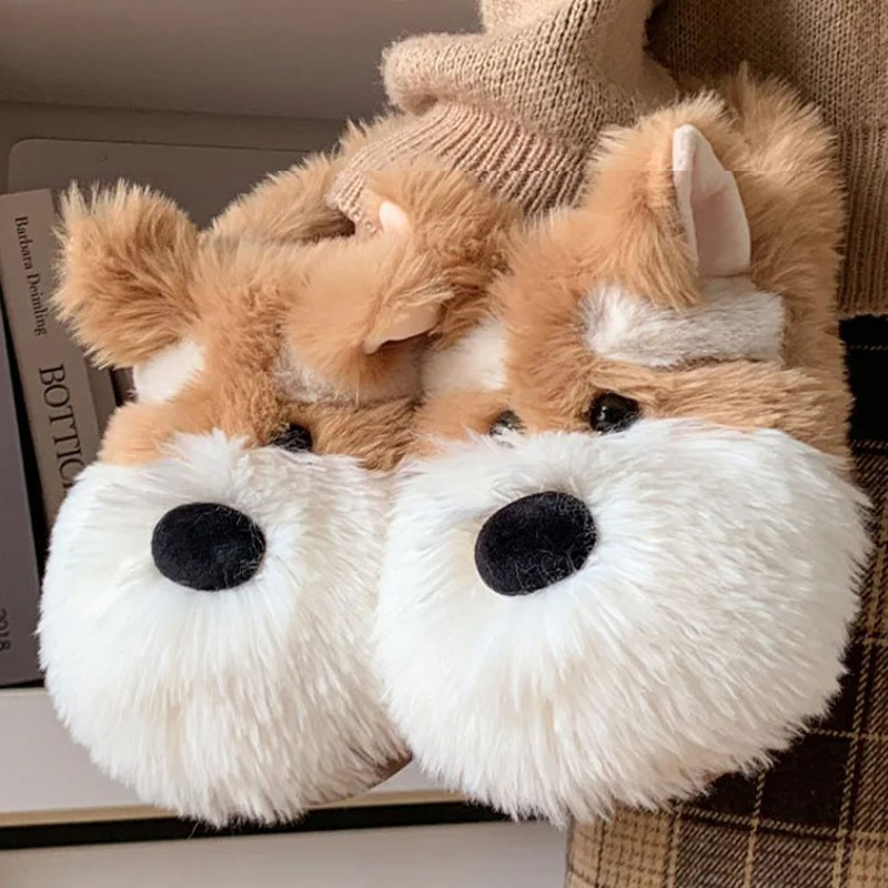 Dog Home Fuzzy Slipper Women P - Men'S Shoes Grip ulasan dan harga