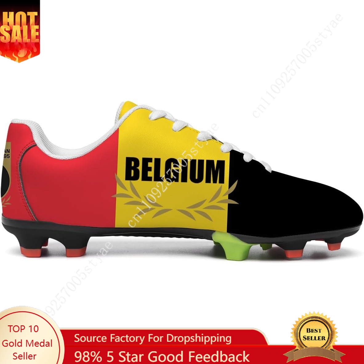 Belgium Flag Soccer Shoes Men  - Men Shoes Oxford ulasan dan harga