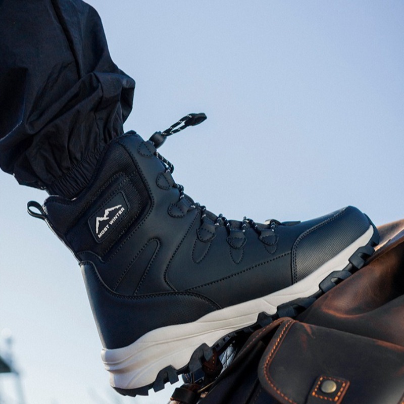 Winter Mens High Top Boots Cou - Hiking Boot Waterproof ulasan dan harga