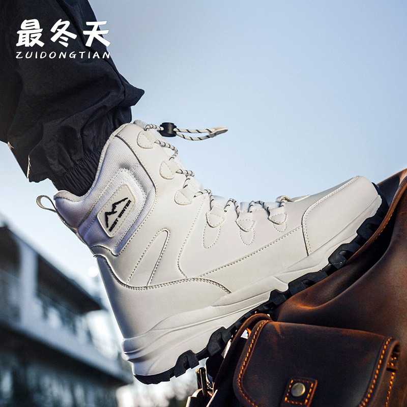 Winter Mens High Top Boots Cou - Hiking Boot Waterproof ulasan dan harga