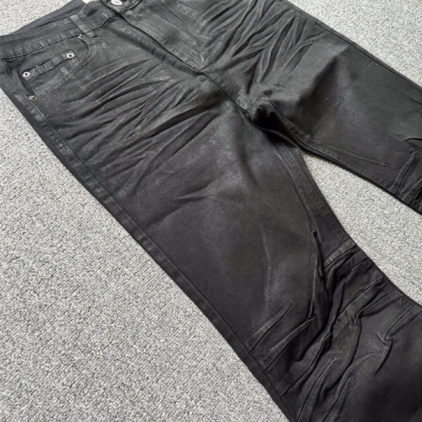 High street coated micro-flare - Men Shoes Jeans ulasan dan harga