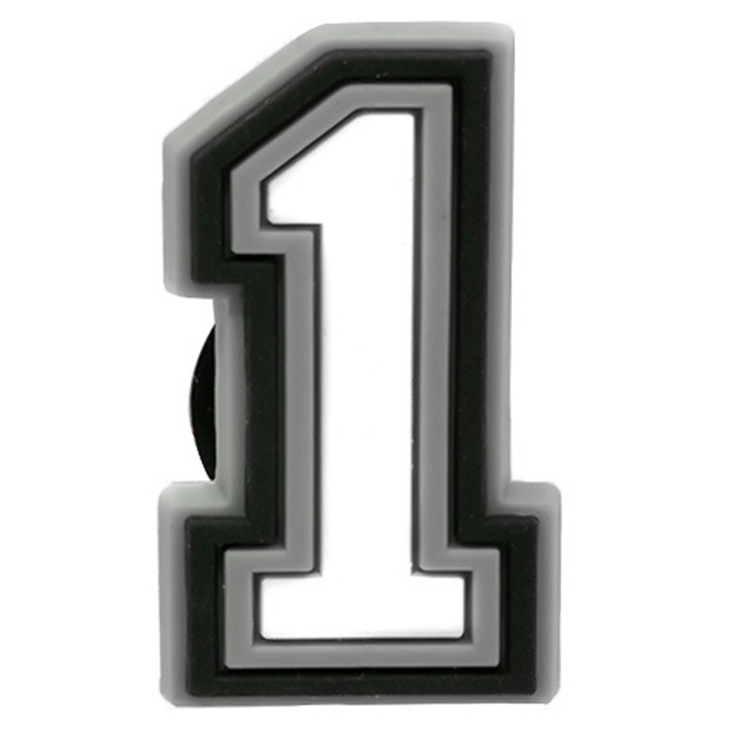 1pcs PVC Number Shoe Charms fo - Men Shoes Jeans ulasan dan harga