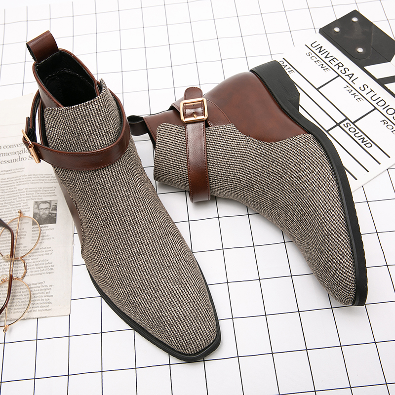 Classic Ankle Boots Men High Q - Men Shoes Oxford ulasan dan harga