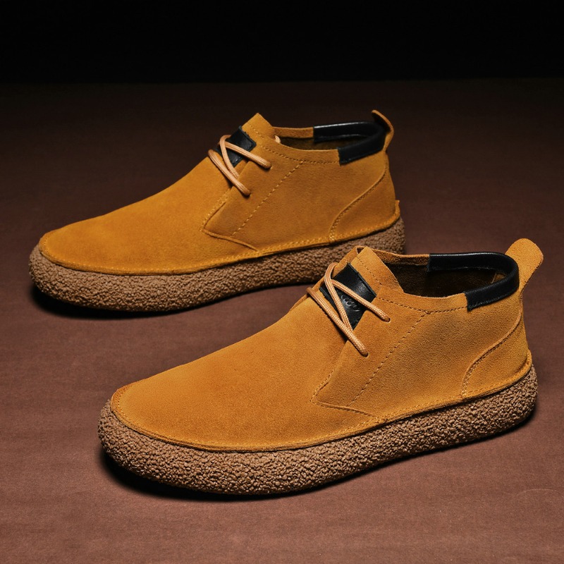 Men Cow Suede Genuine Leather  - Men Shoes Oxford ulasan dan harga