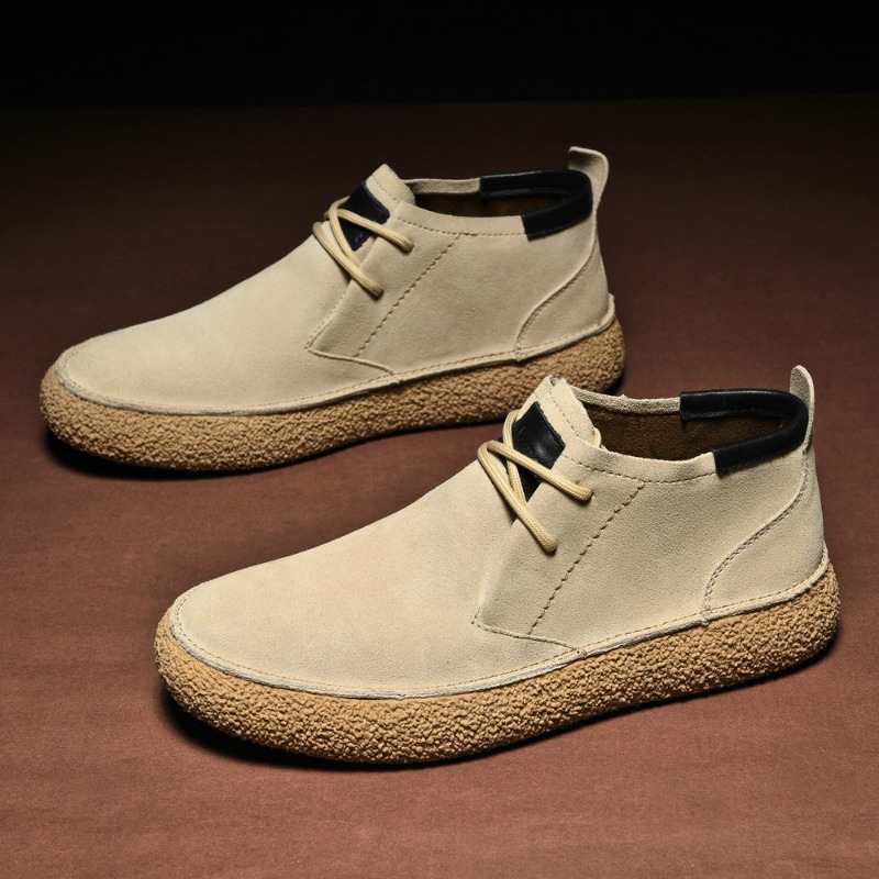 Men Cow Suede Genuine Leather  - Men Shoes Oxford ulasan dan harga