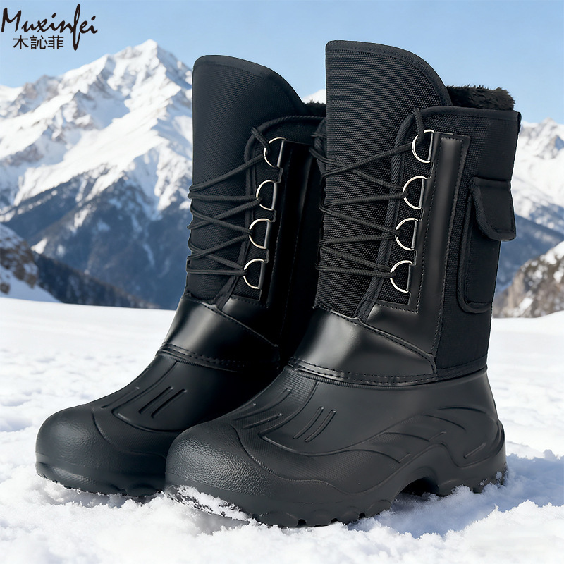 Men's Winter New Plush Thick H - Hiking Boot Waterproof ulasan dan harga