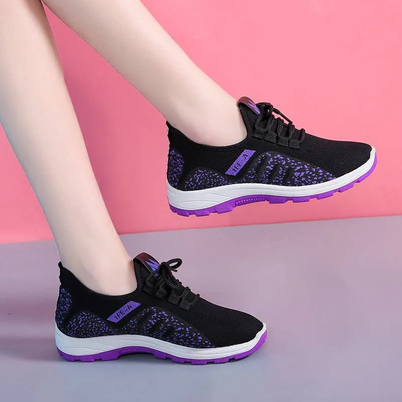 Women's Woven Shoes Platform S - Mesh Trainer Breathable ulasan dan harga