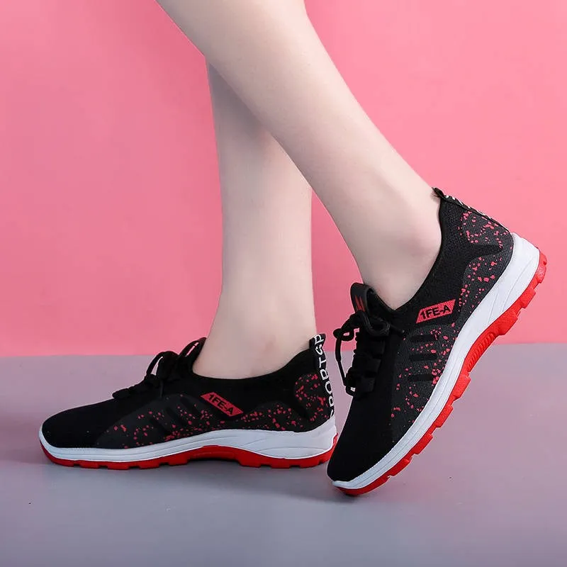 Women's Woven Shoes Platform S - Mesh Trainer Breathable ulasan dan harga